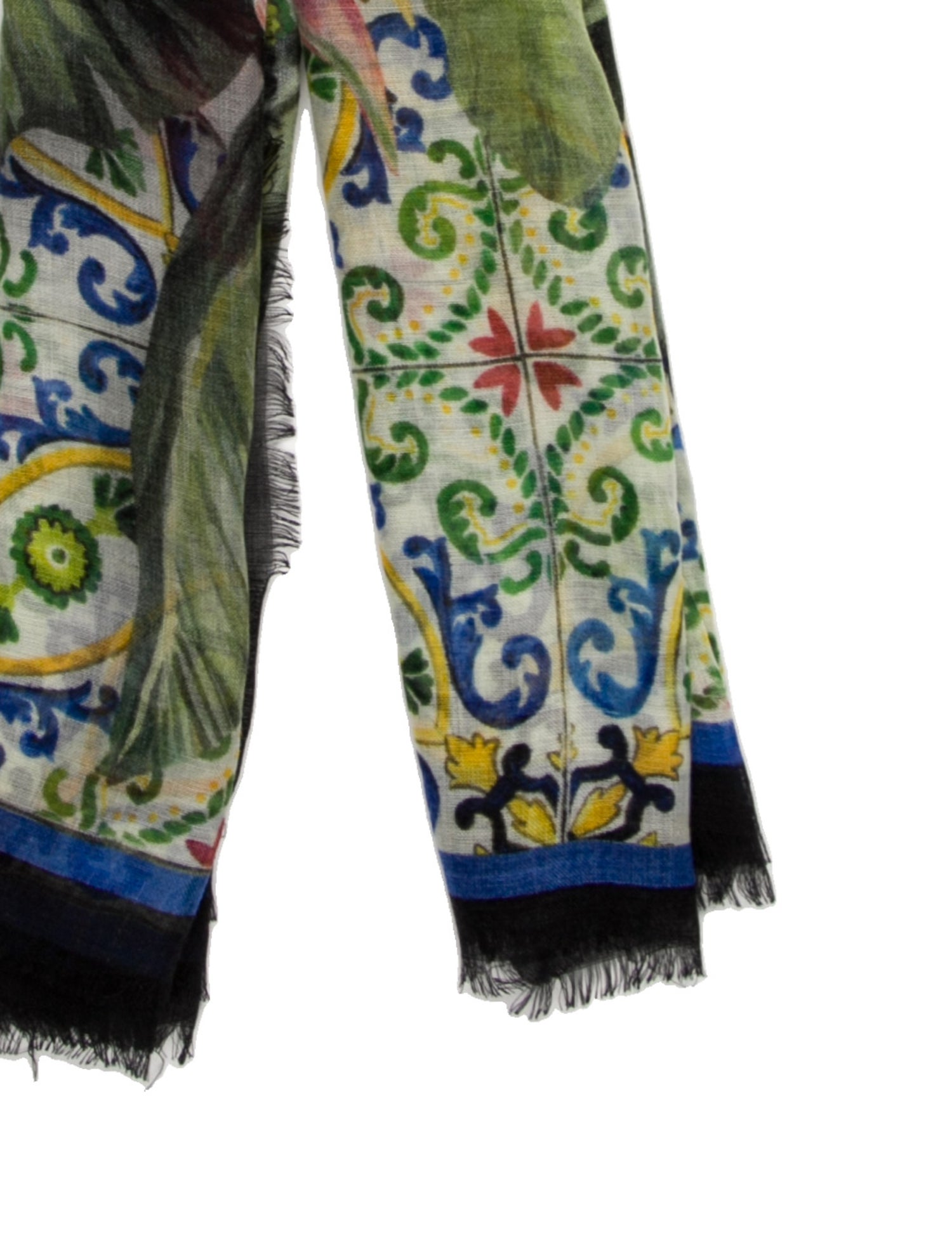 Dolce & Gabbana Silk Printed Scarf