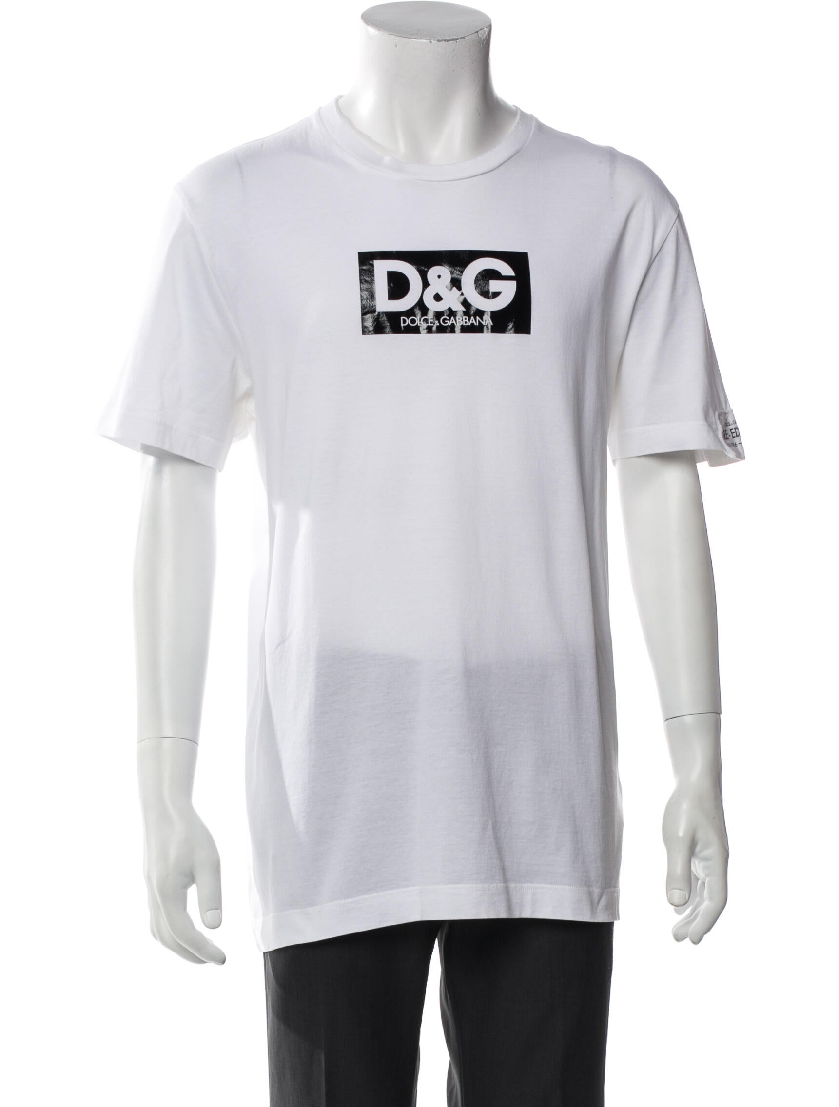 Dolce & Gabbana Graphic Print Crew Neck T-Shirt