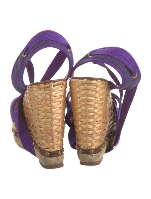 Dolce & Gabbana Canvas Studded Accents Espadrilles