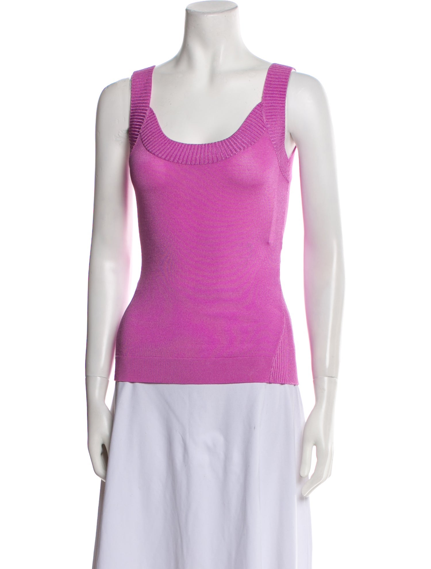 Dolce & Gabbana Cashmere Scoop Neck Top