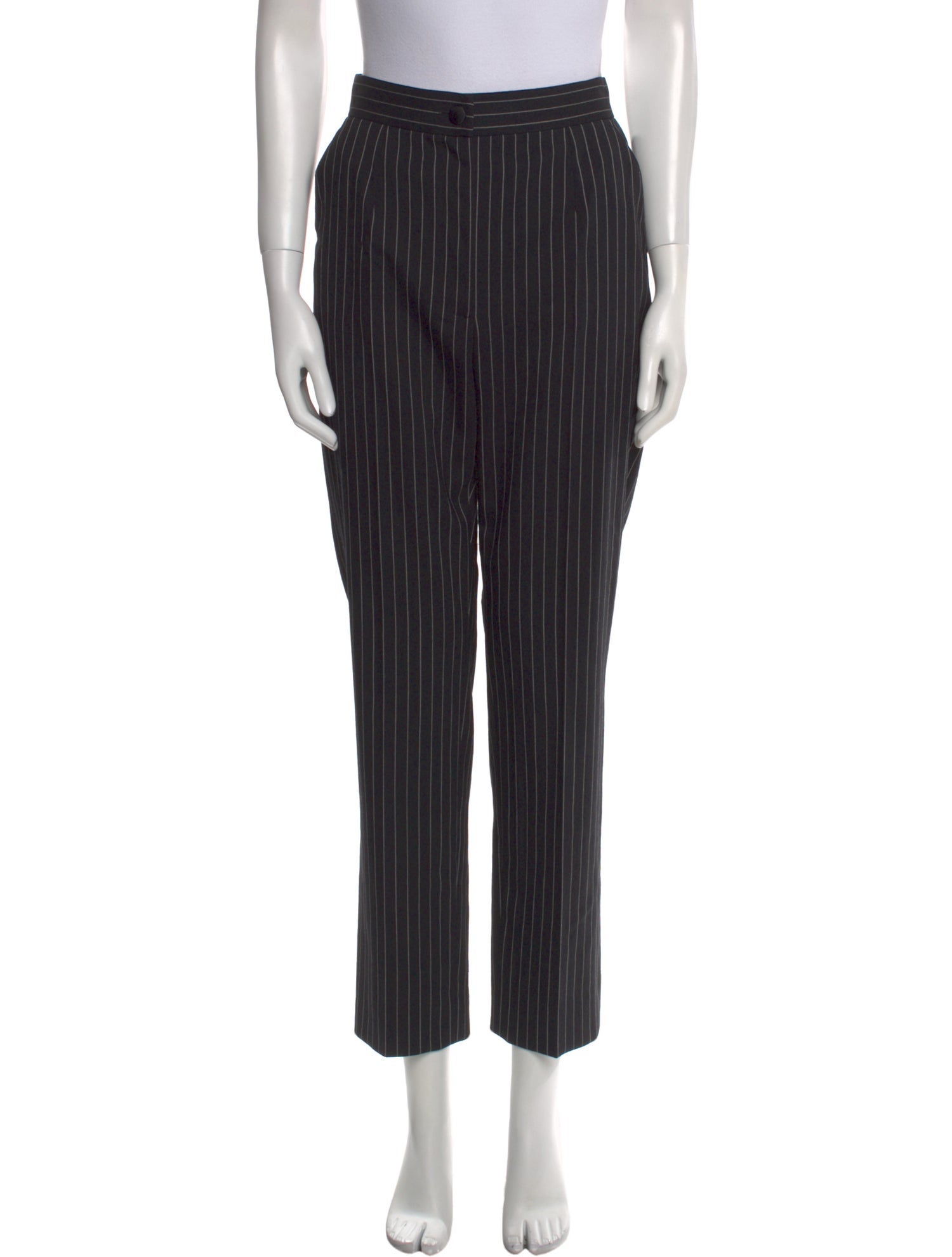 Dolce & Gabbana Virgin Wool Straight Leg Pants