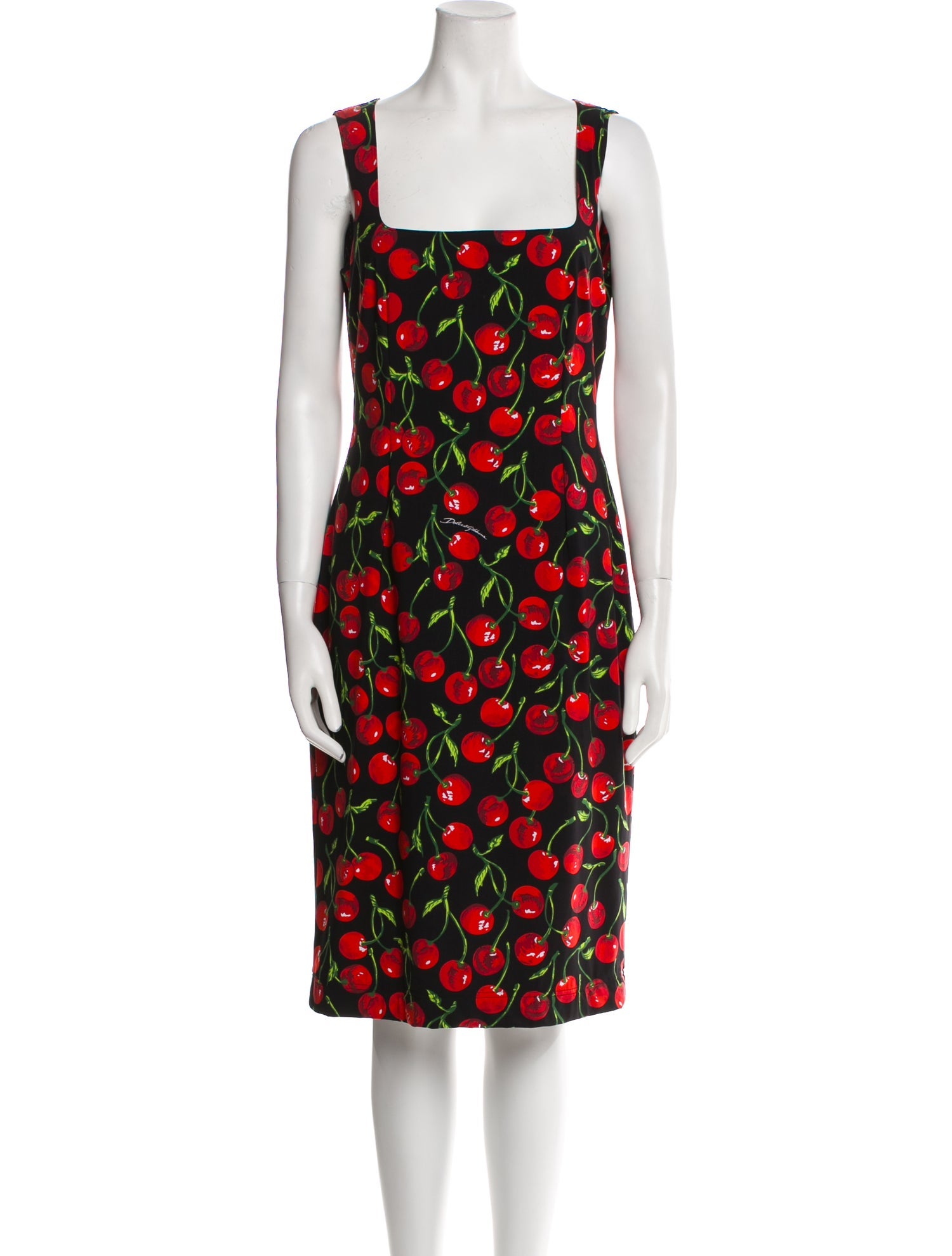 Dolce & Gabbana Silk Knee-Length Dress