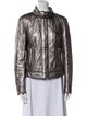 Dolce & Gabbana Leather Fur Jacket