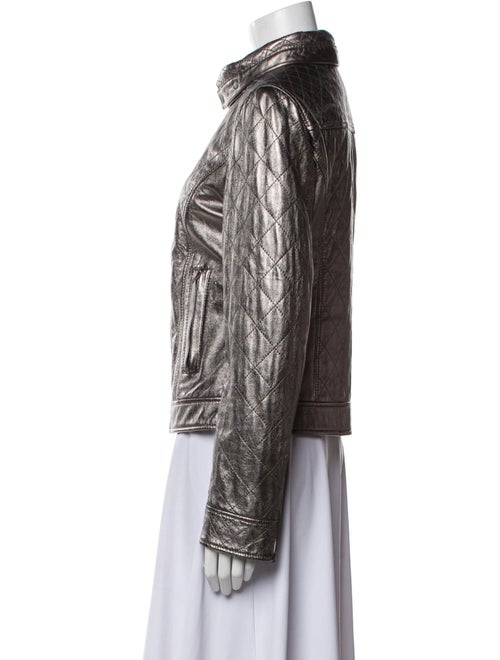 Dolce & Gabbana Leather Fur Jacket