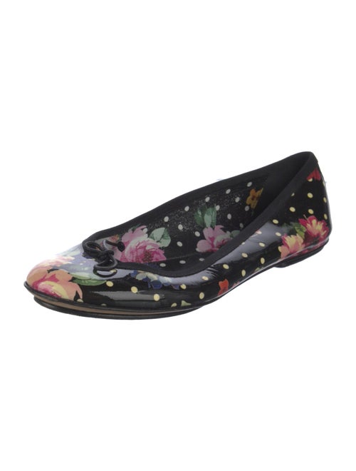 D&G PVC Floral Print Ballet Flats