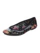 D&G PVC Floral Print Ballet Flats