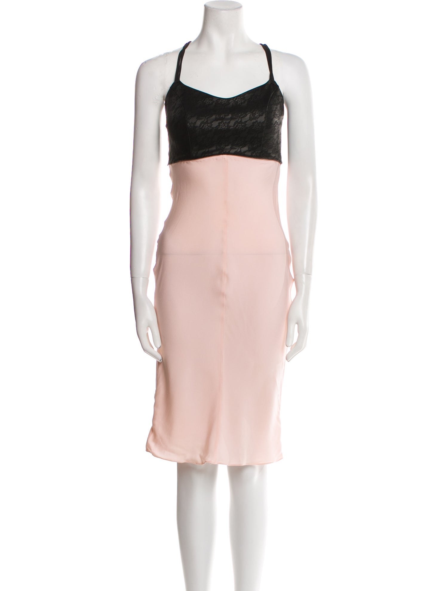 Dolce & Gabbana Square Neckline Knee-Length Dress