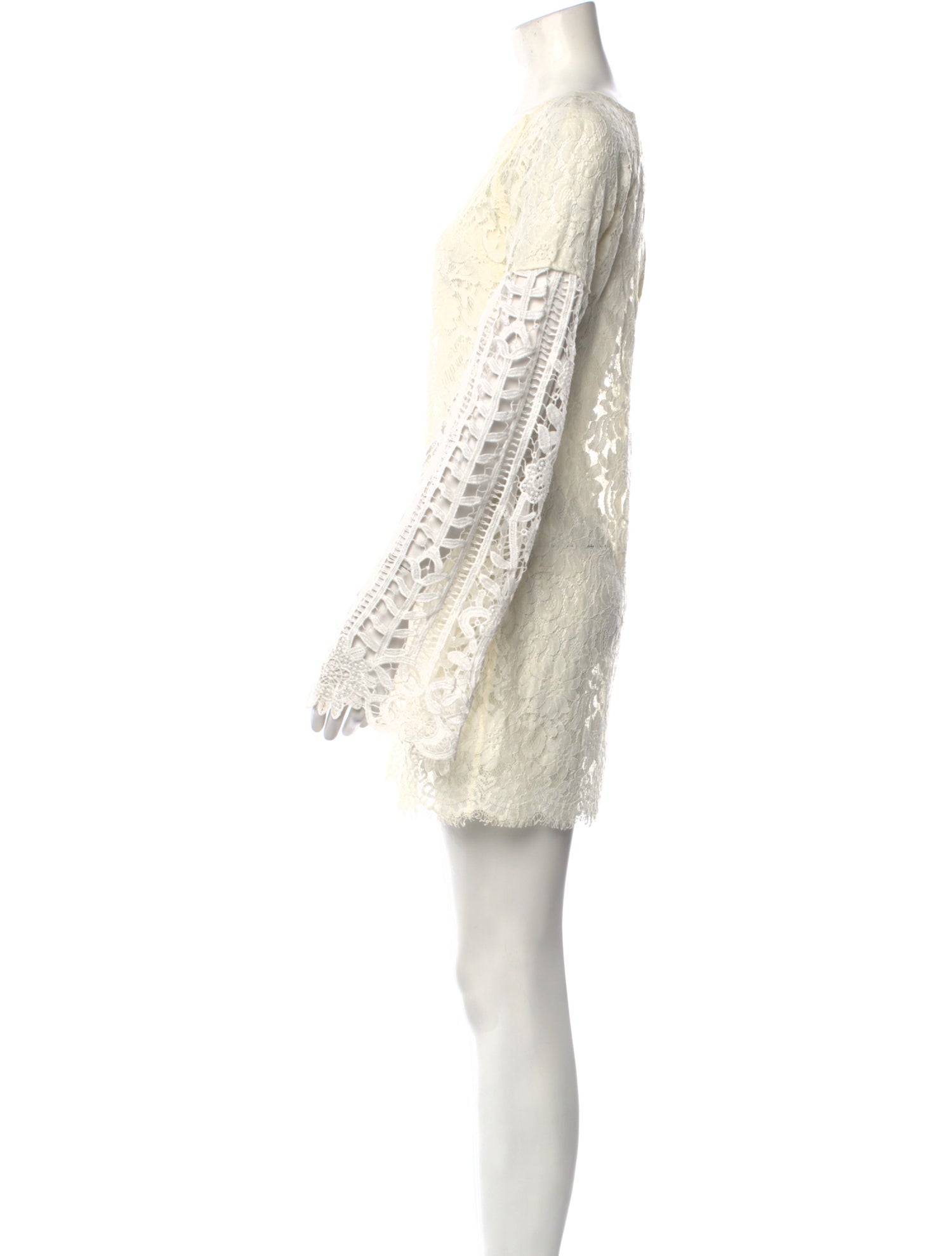 Dolce & Gabbana Lace Pattern Mini Dress