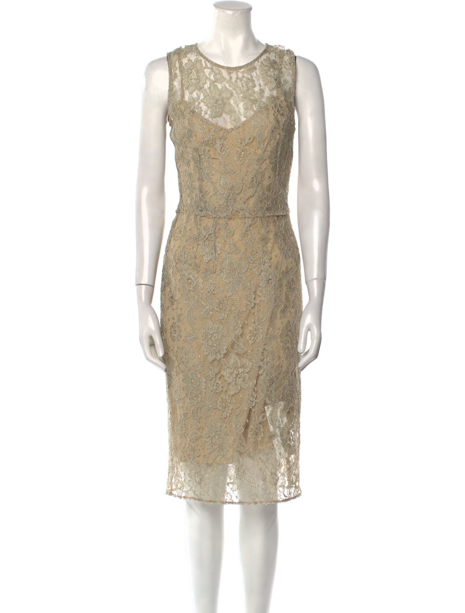 Dolce & Gabbana Lace Knee-Length Dress