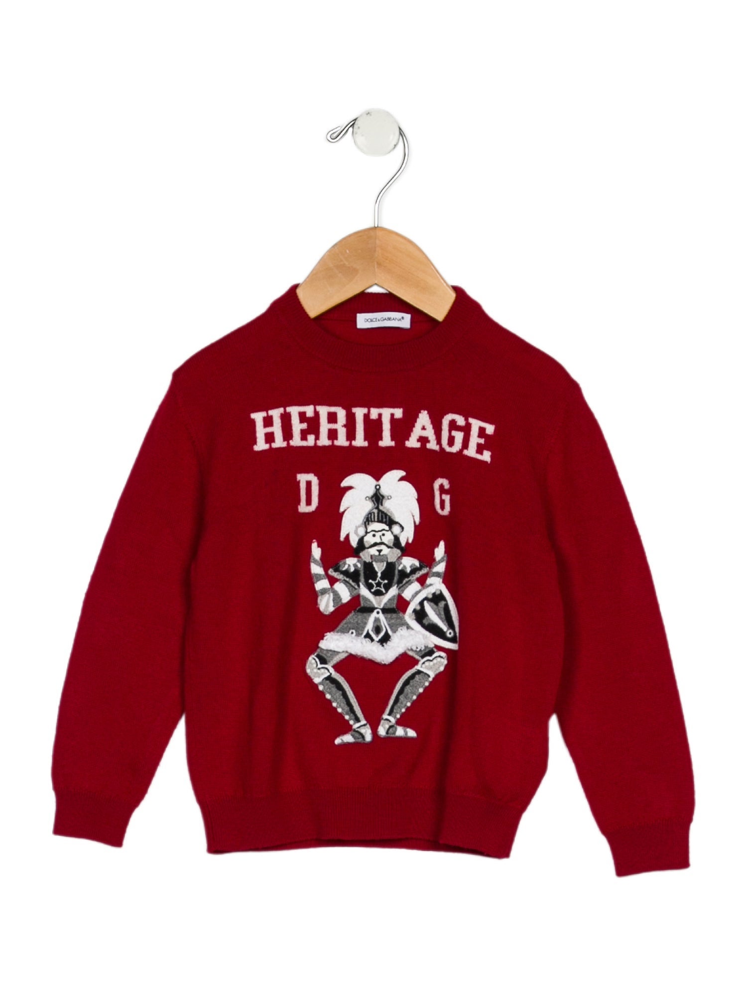 Dolce & Gabbana Patterned Wool Sweater `