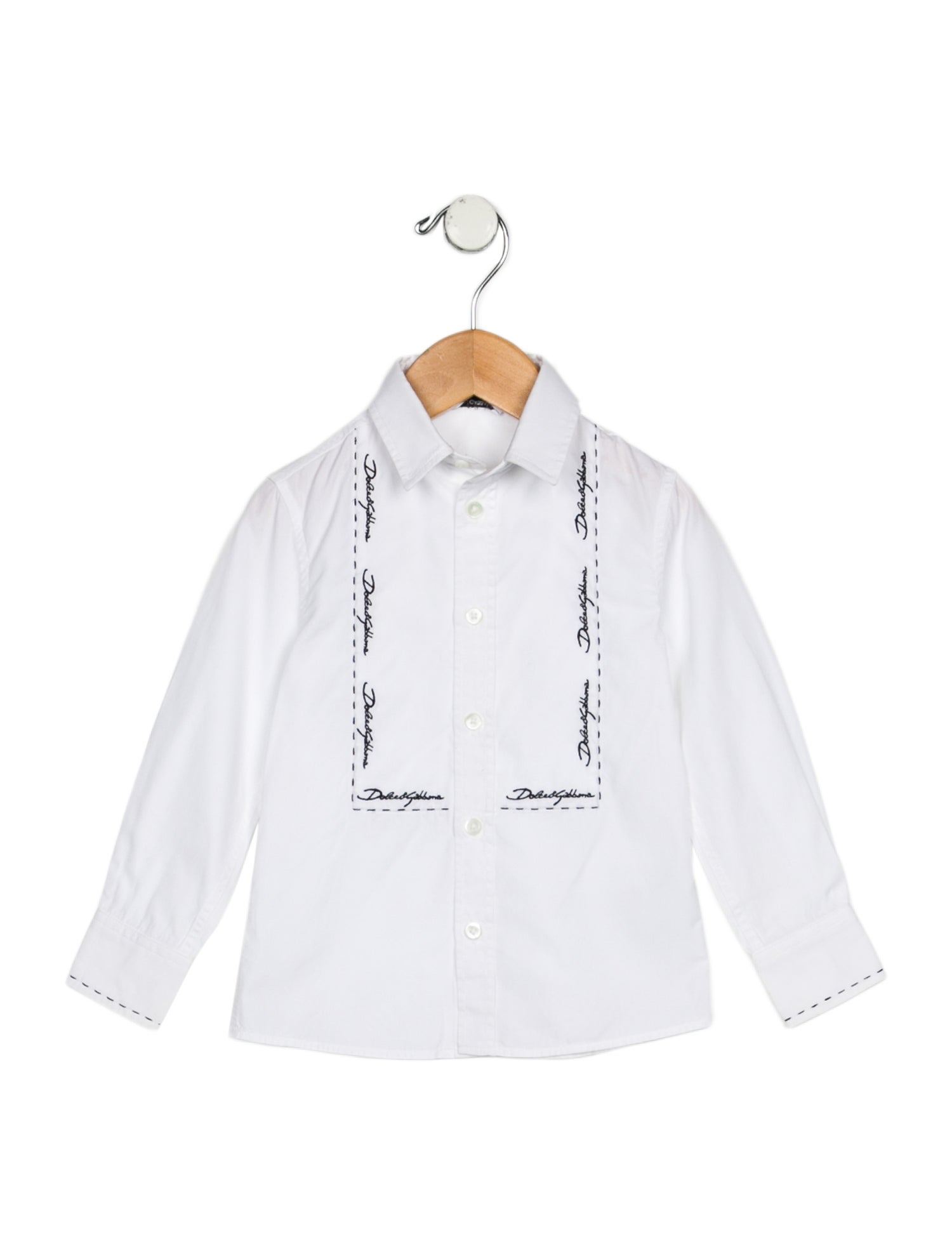 Dolce & Gabbana Embroidered Button Up Shirt