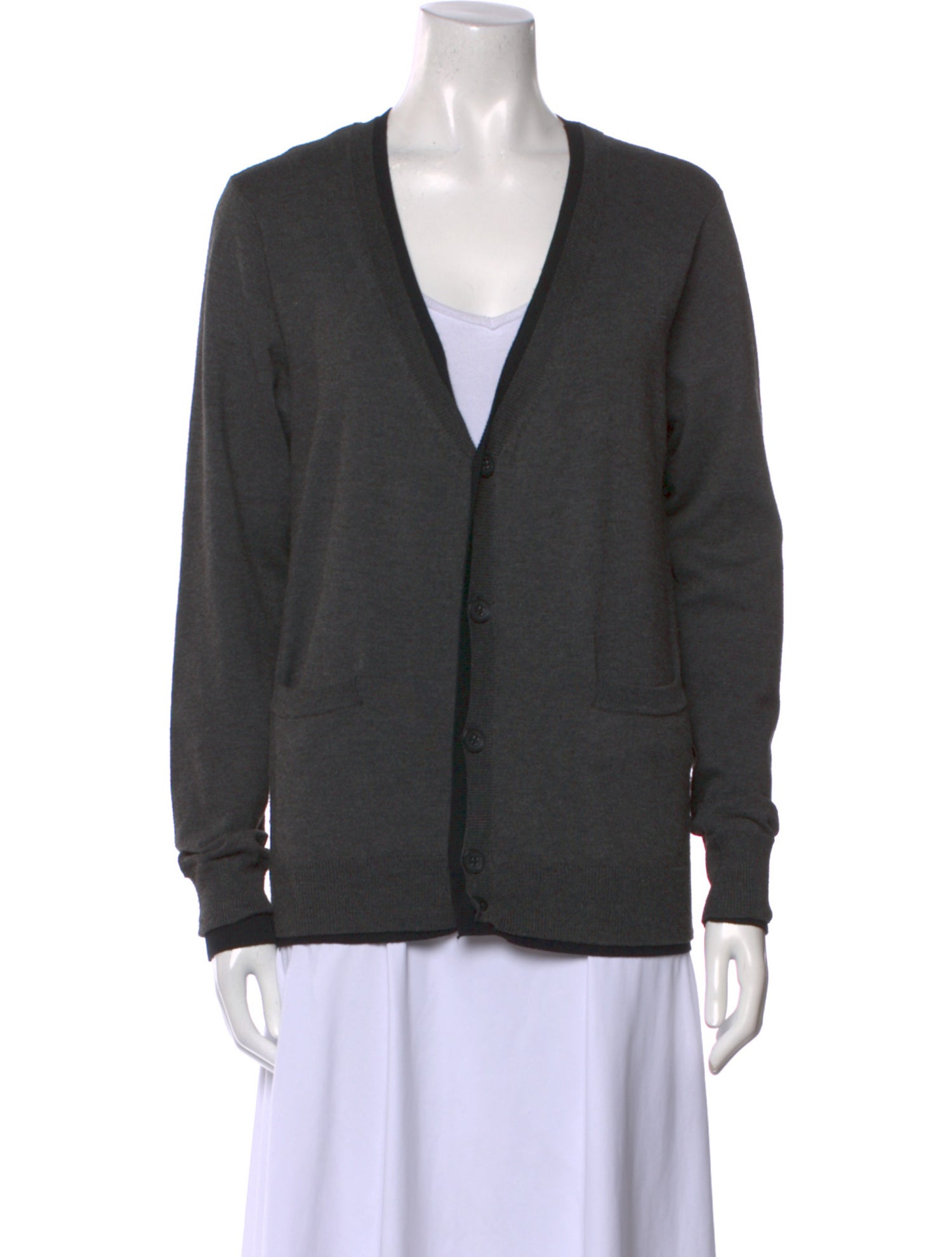 Dolce & Gabbana V-Neck Long Sleeve Sweatshirt