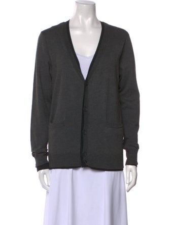 Dolce & Gabbana V-Neck Long Sleeve Sweatshirt