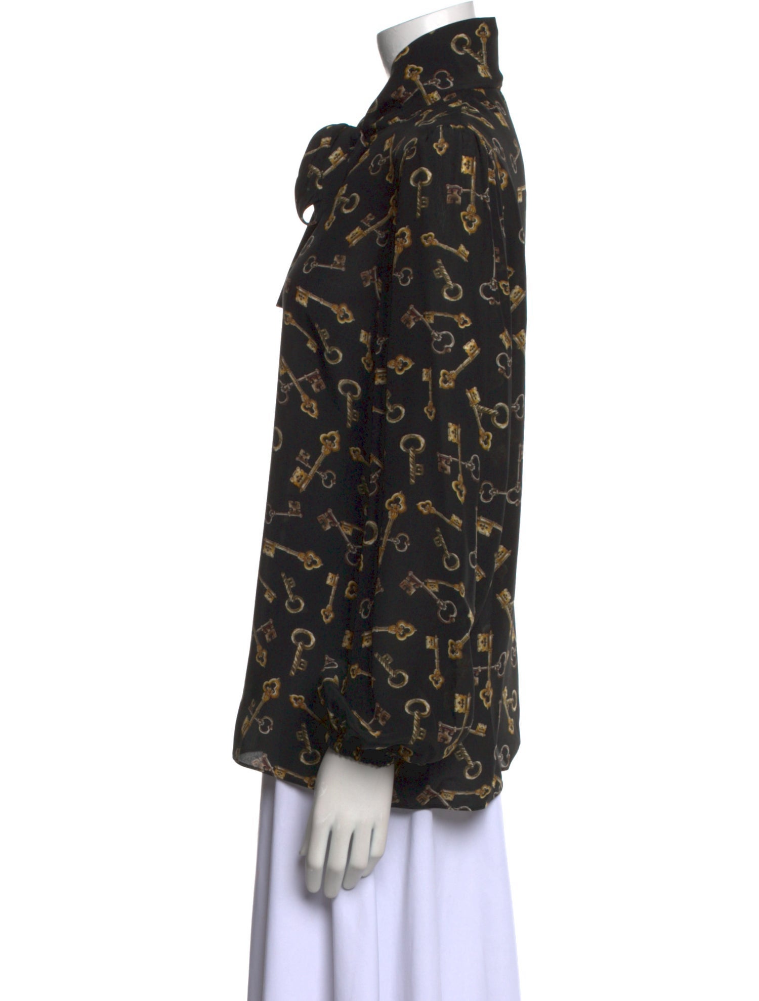 Dolce & Gabbana Silk Printed Blouse