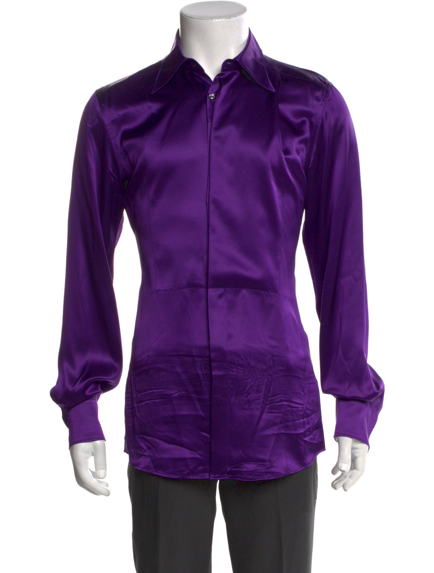 Dolce & Gabbana Silk Long Sleeve Shirt