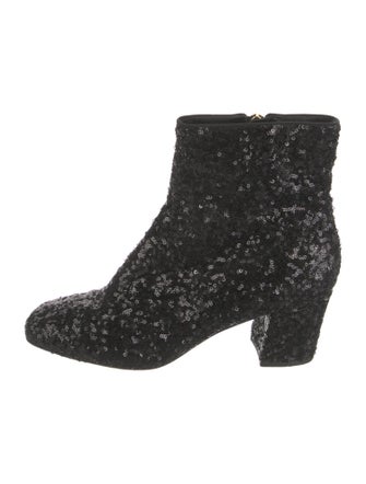 Dolce & Gabbana Sequins Sequin Embellishments Boots
