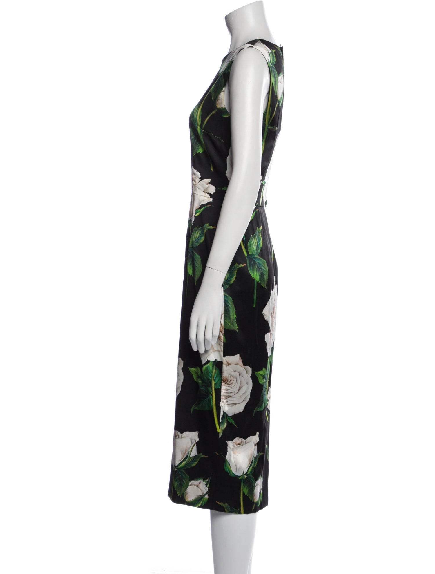 Dolce & Gabbana Silk Midi Length Dress