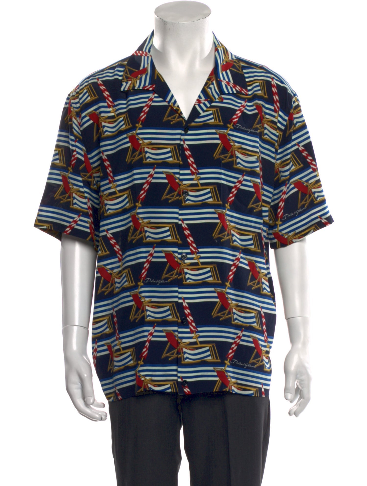 Dolce & Gabbana Printed Short Sleeve Shirt