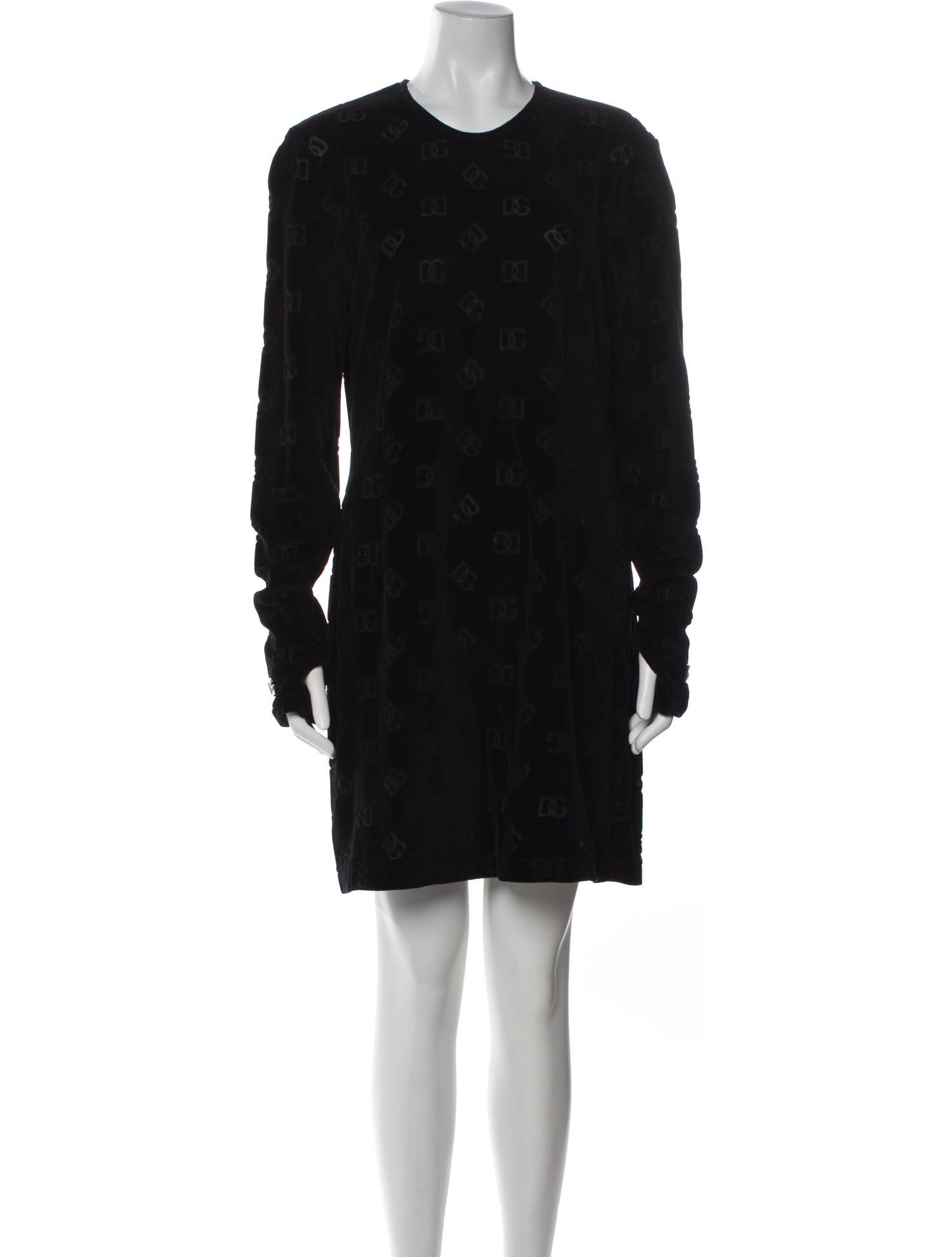 Dolce & Gabbana Crew Neck Knee-Length Dress
