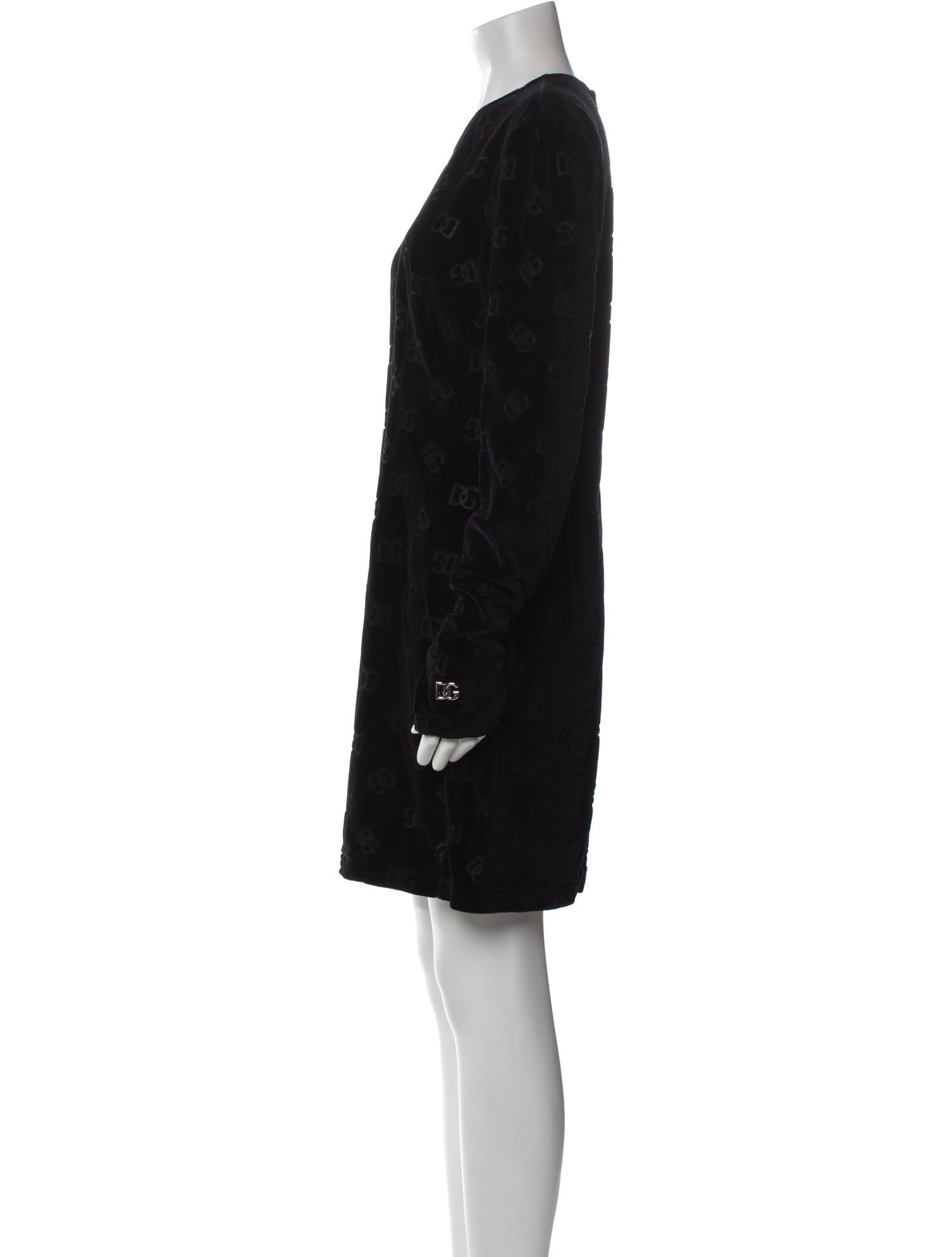 Dolce & Gabbana Crew Neck Knee-Length Dress