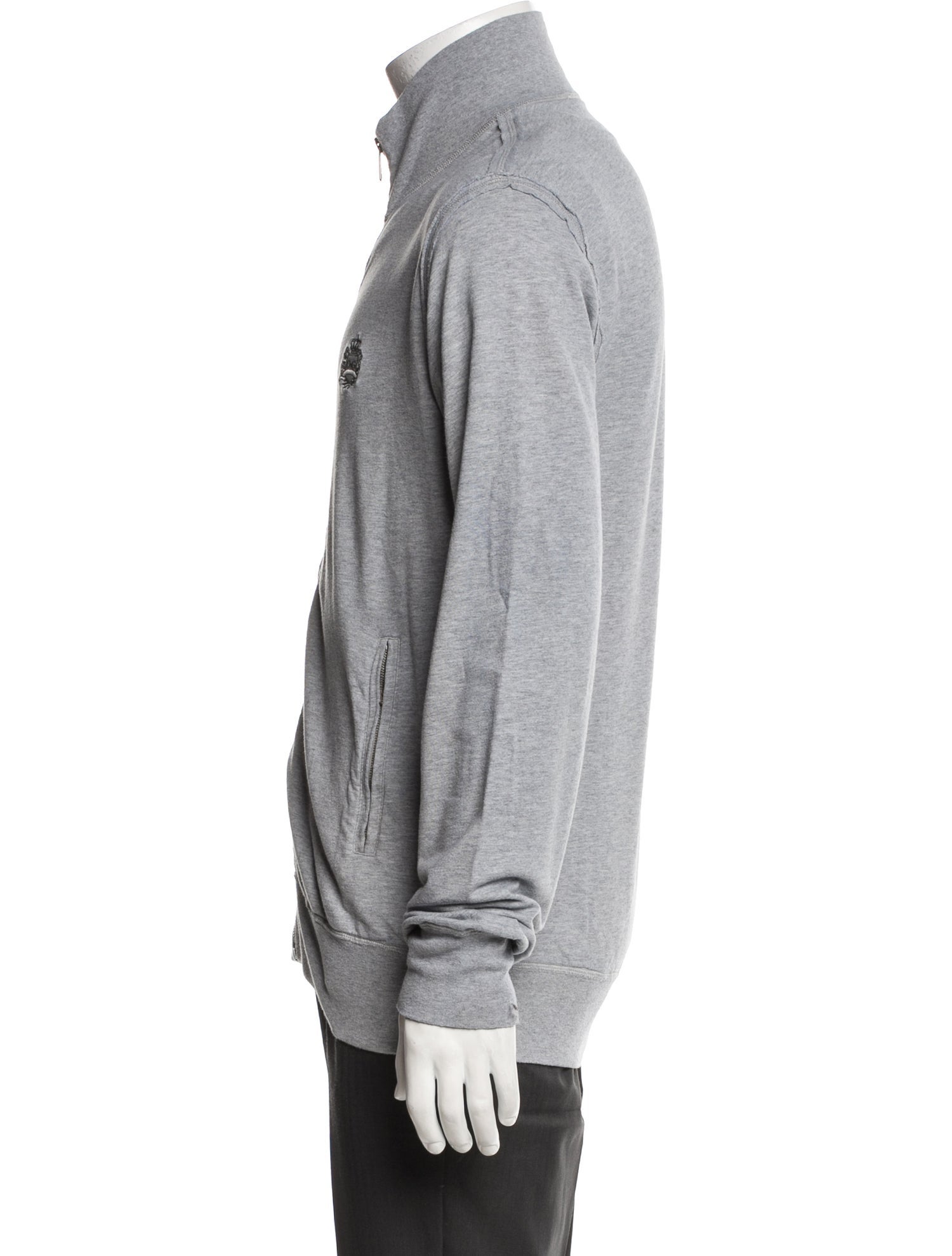 Dolce & Gabbana Mock Neck Long Sleeve Sweatshirt