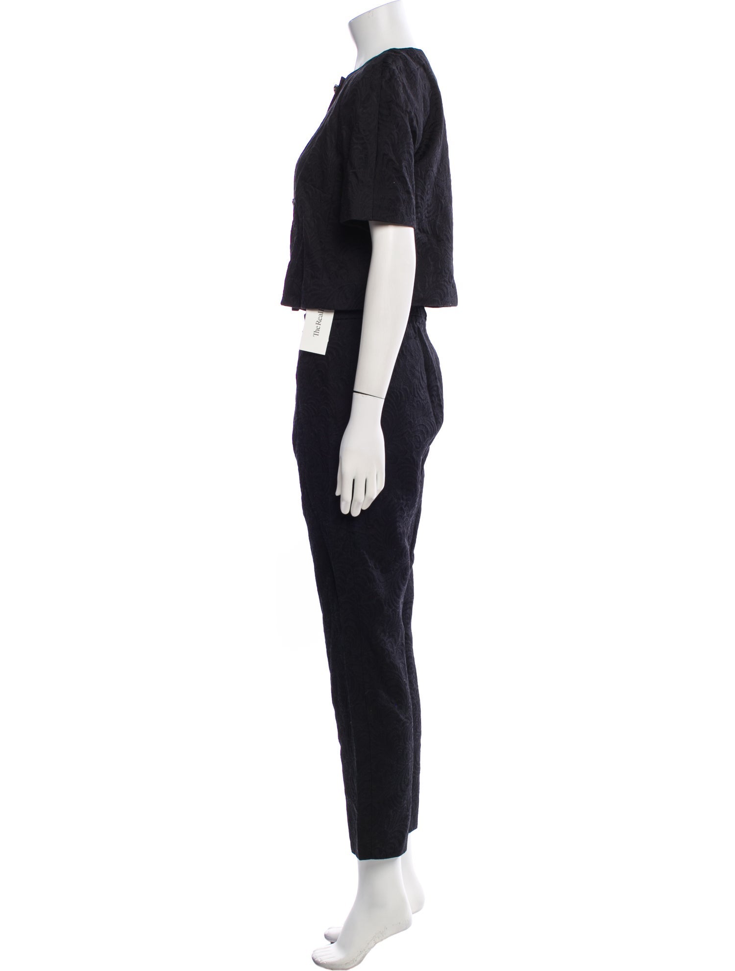Dolce & Gabbana Crystal Embellishments Pant Set