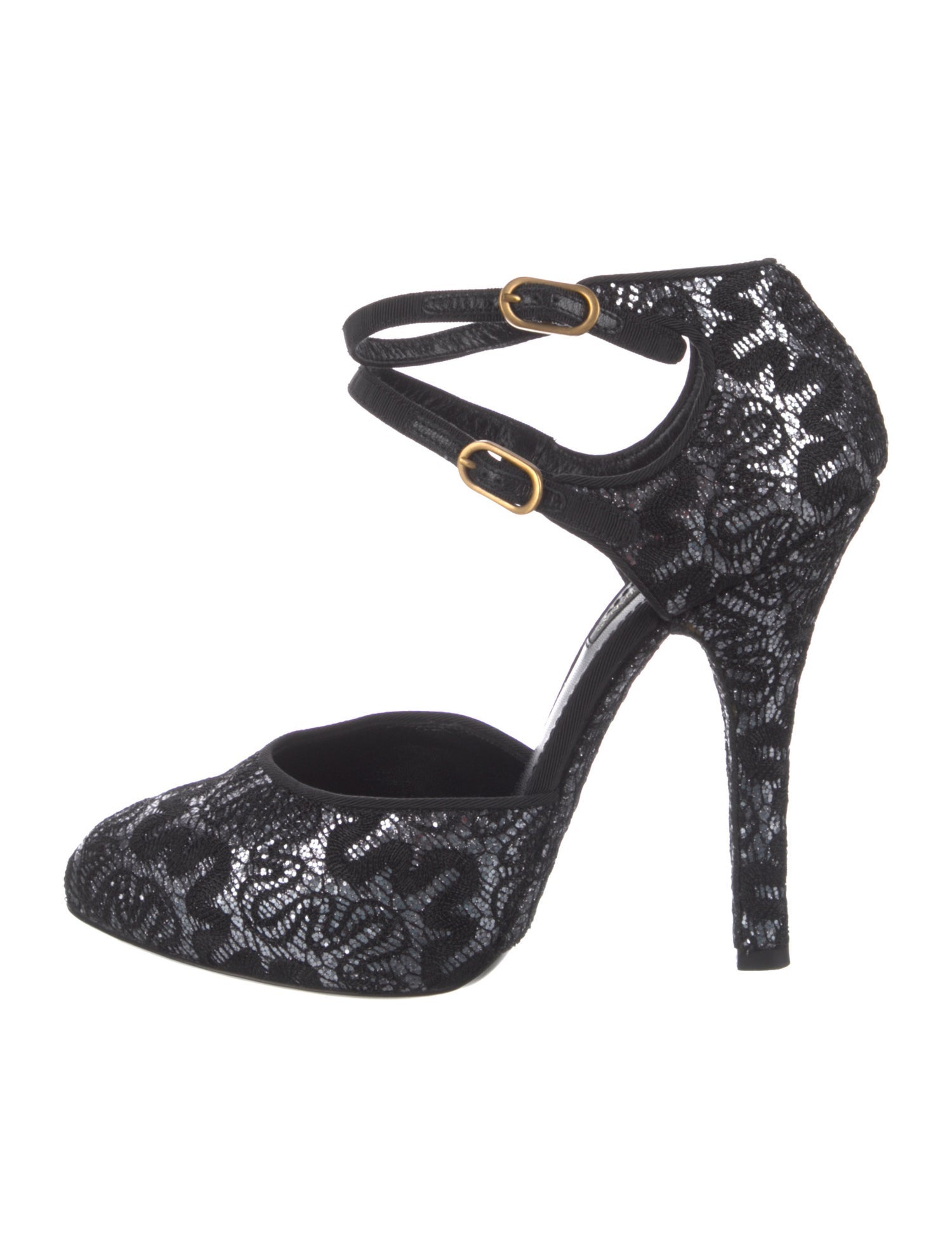 Dolce & Gabbana Lace Lace Pattern D'Orsay Pumps