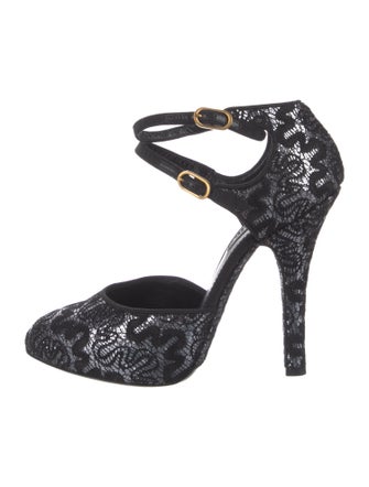 Dolce & Gabbana Lace Lace Pattern D'Orsay Pumps