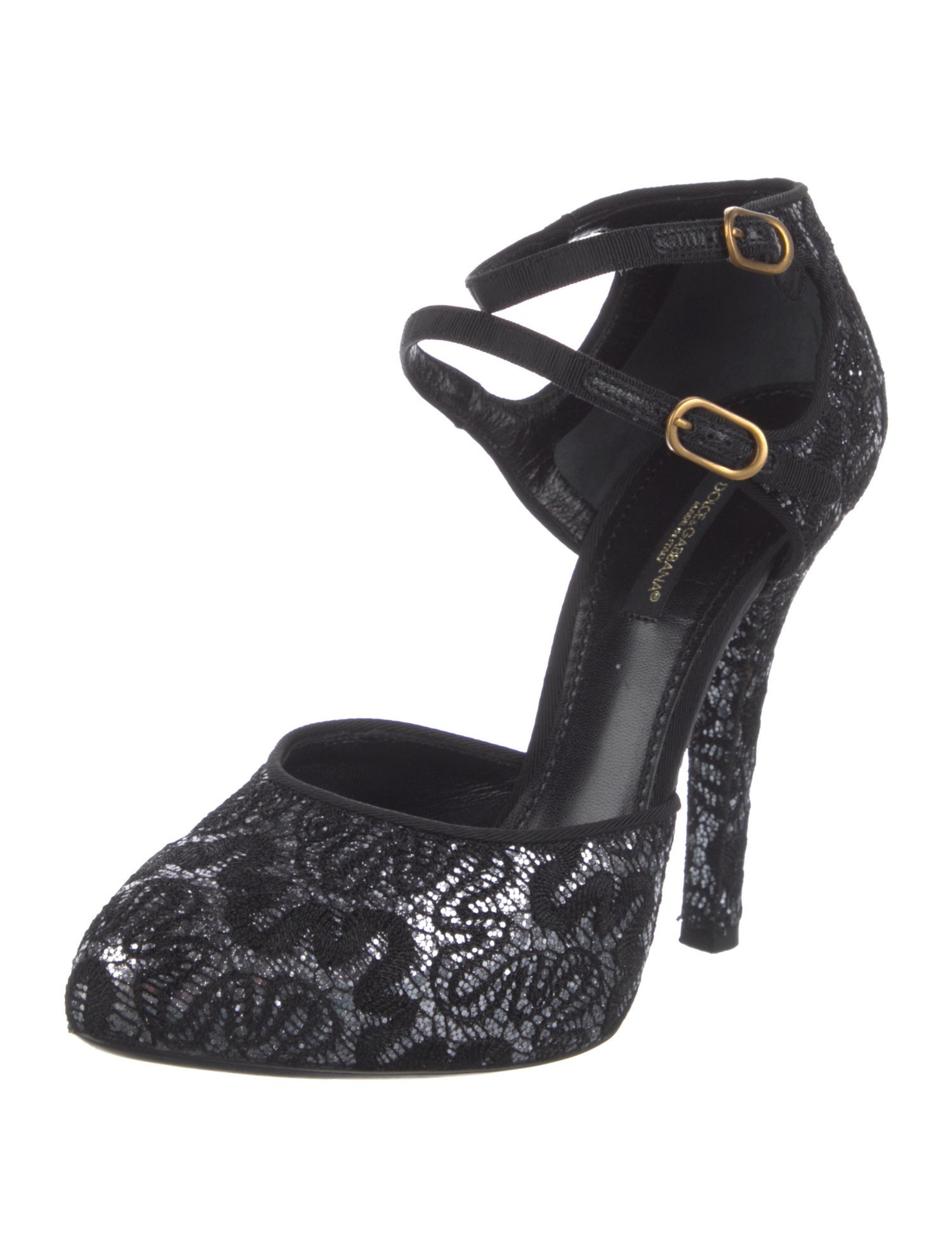 Dolce & Gabbana Lace Lace Pattern D'Orsay Pumps