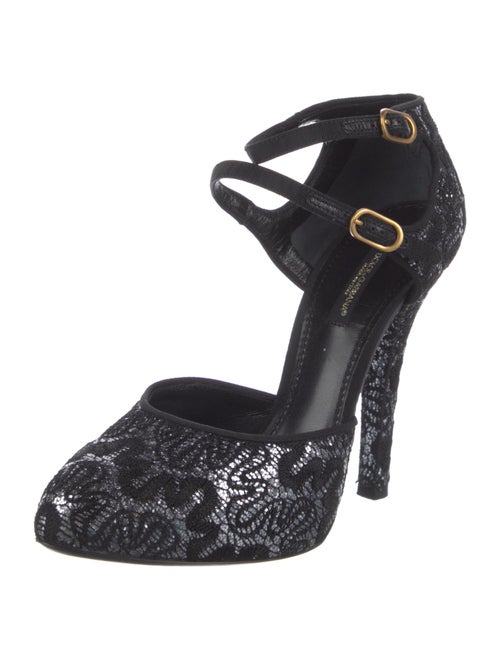 Dolce & Gabbana Lace Lace Pattern D'Orsay Pumps