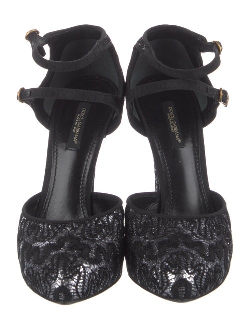 Dolce & Gabbana Lace Lace Pattern D'Orsay Pumps