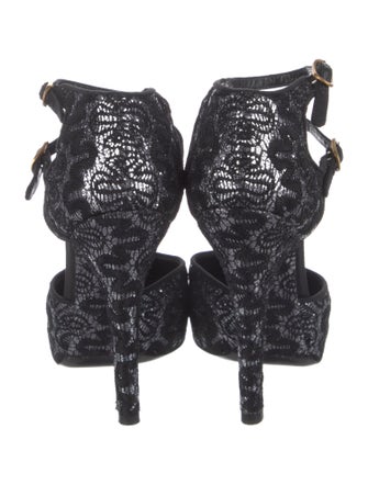 Dolce & Gabbana Lace Lace Pattern D'Orsay Pumps