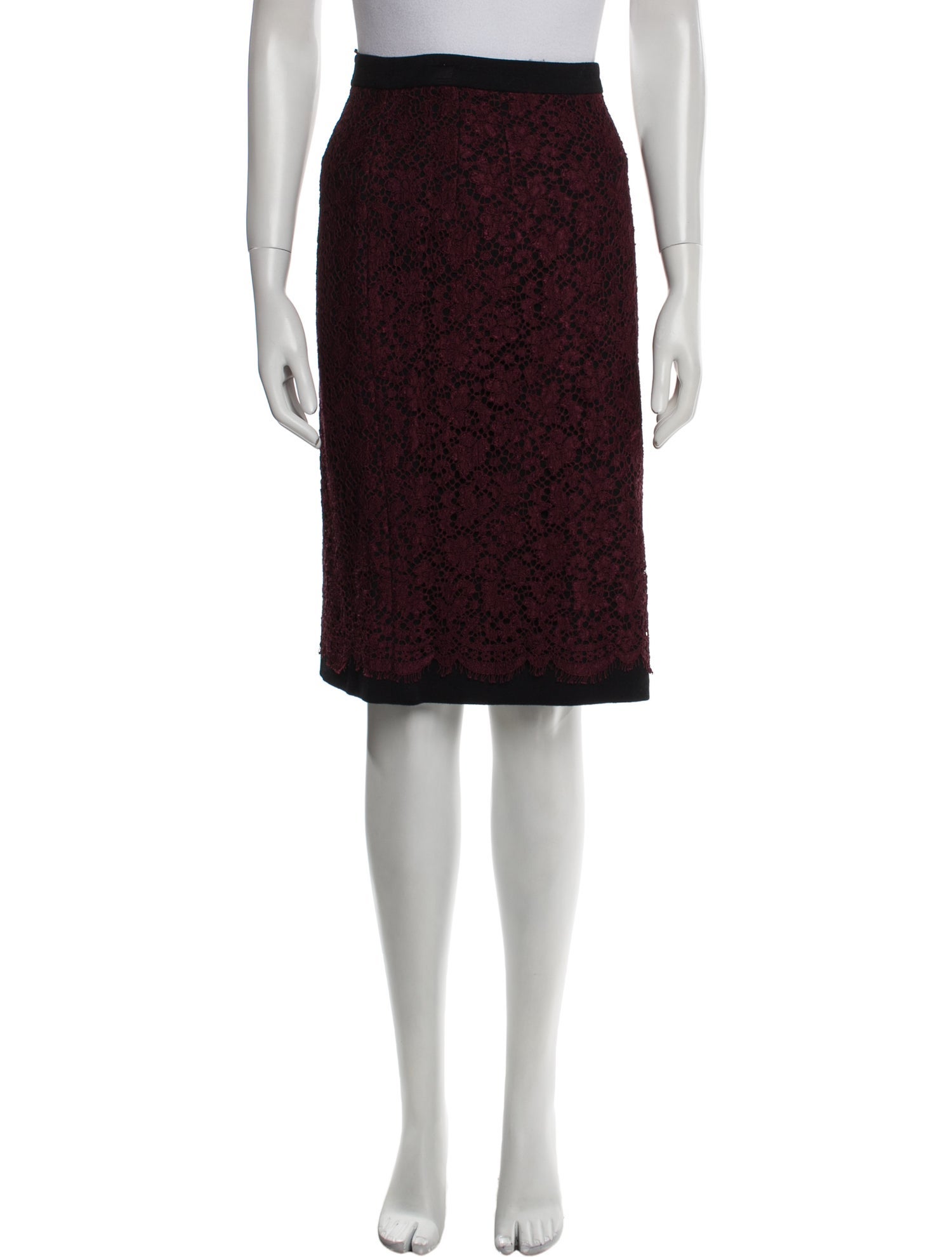 Dolce & Gabbana Printed Knee-Length Skirt