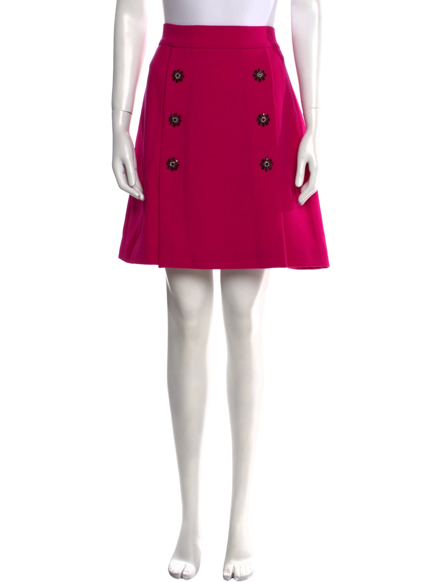 Dolce & Gabbana Wool Knee-Length Skirt