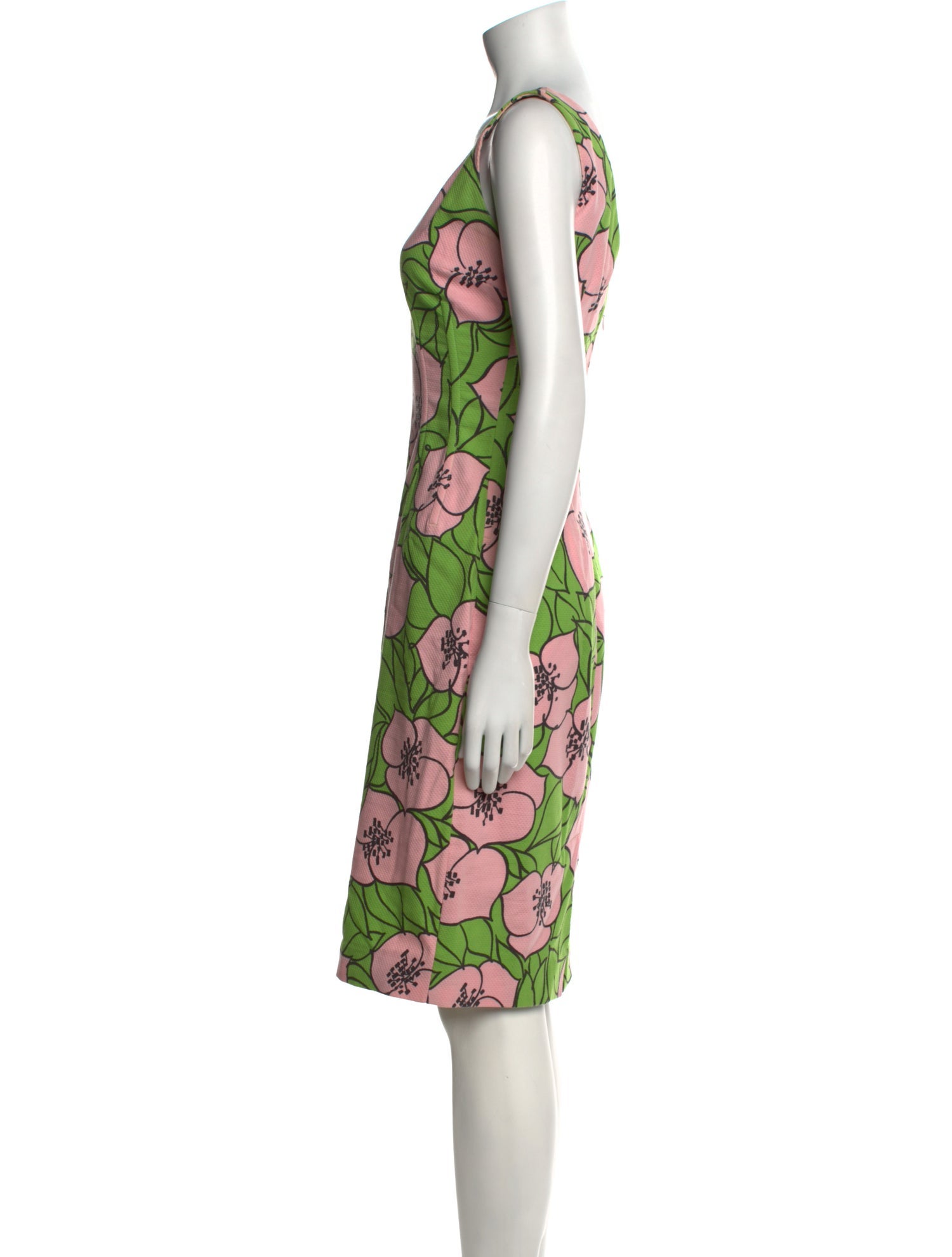 Dolce & Gabbana Floral Print Knee-Length Dress