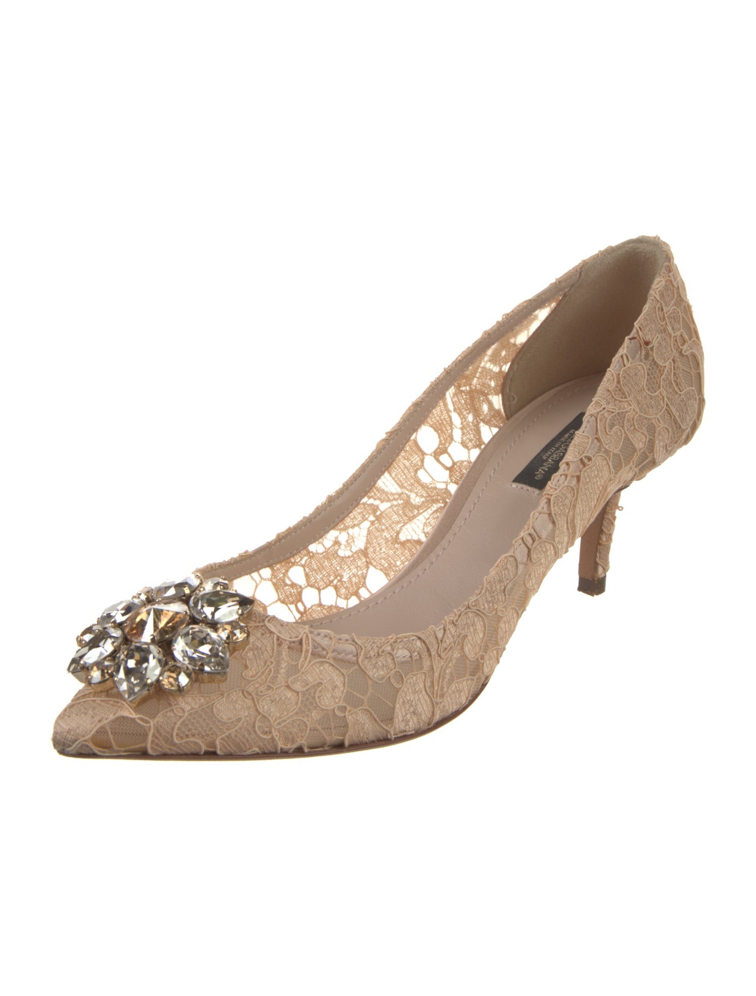 Dolce & Gabbana Lace Lace Pattern Pumps