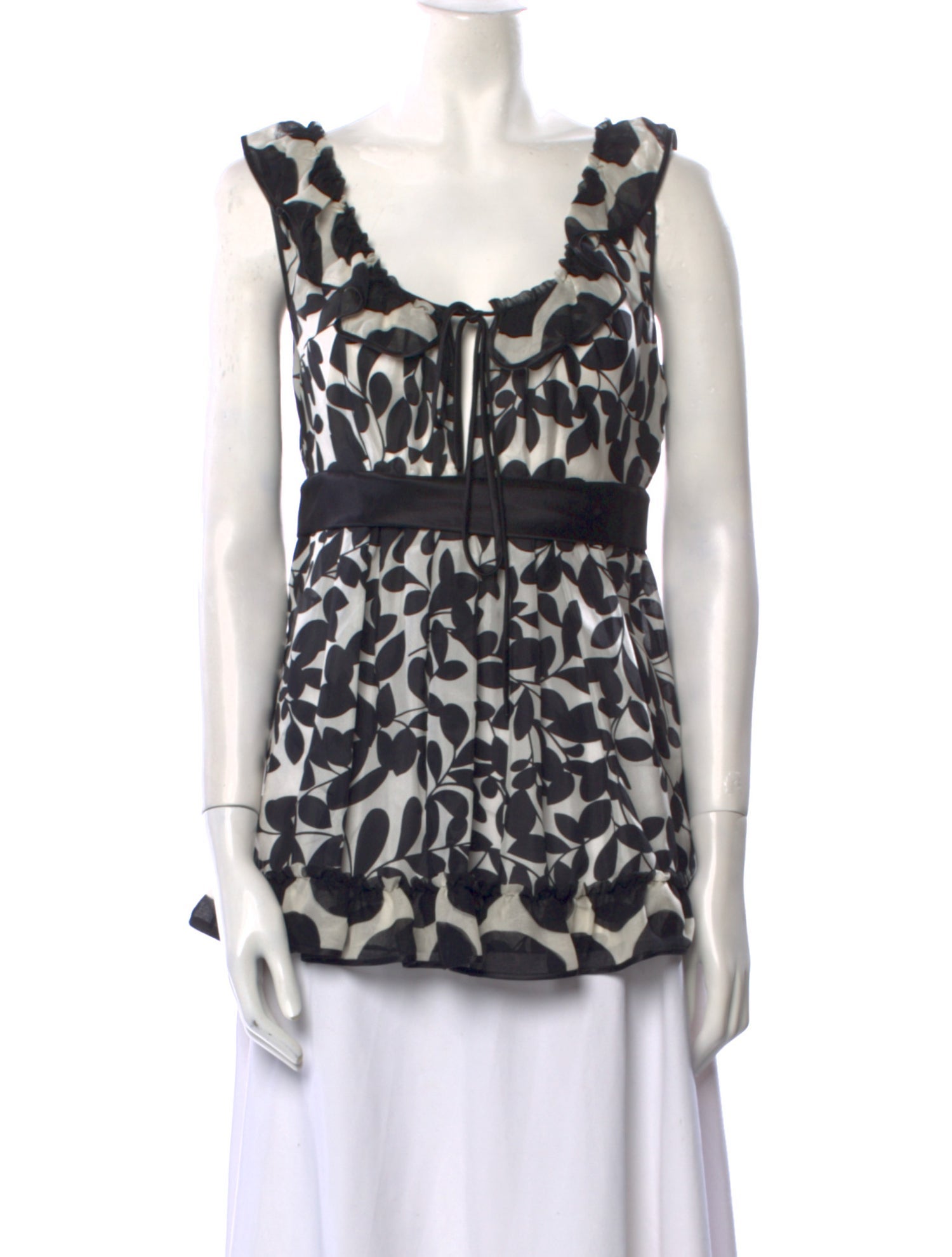 Dolce & Gabbana Silk Printed Top