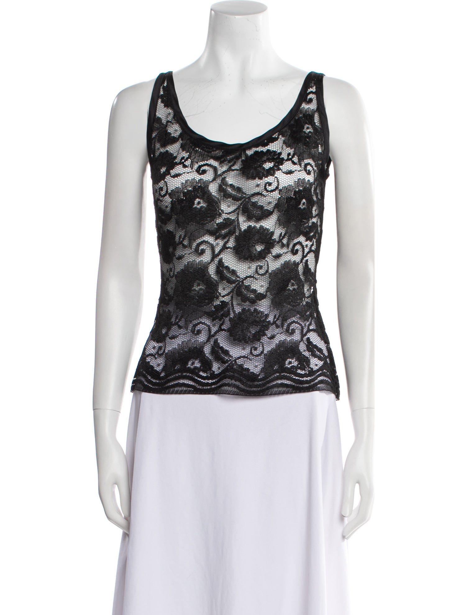 Dolce & Gabbana Lace Lace Pattern Top