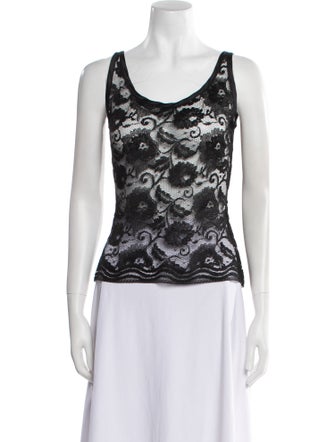 Dolce & Gabbana Lace Lace Pattern Top