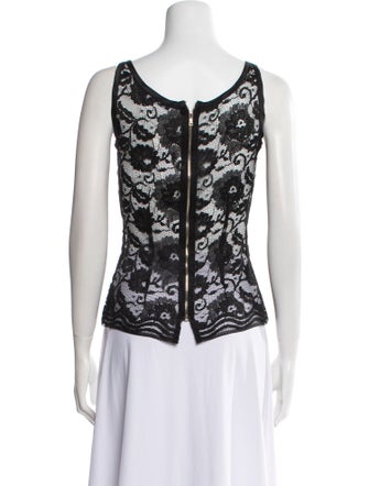 Dolce & Gabbana Lace Lace Pattern Top