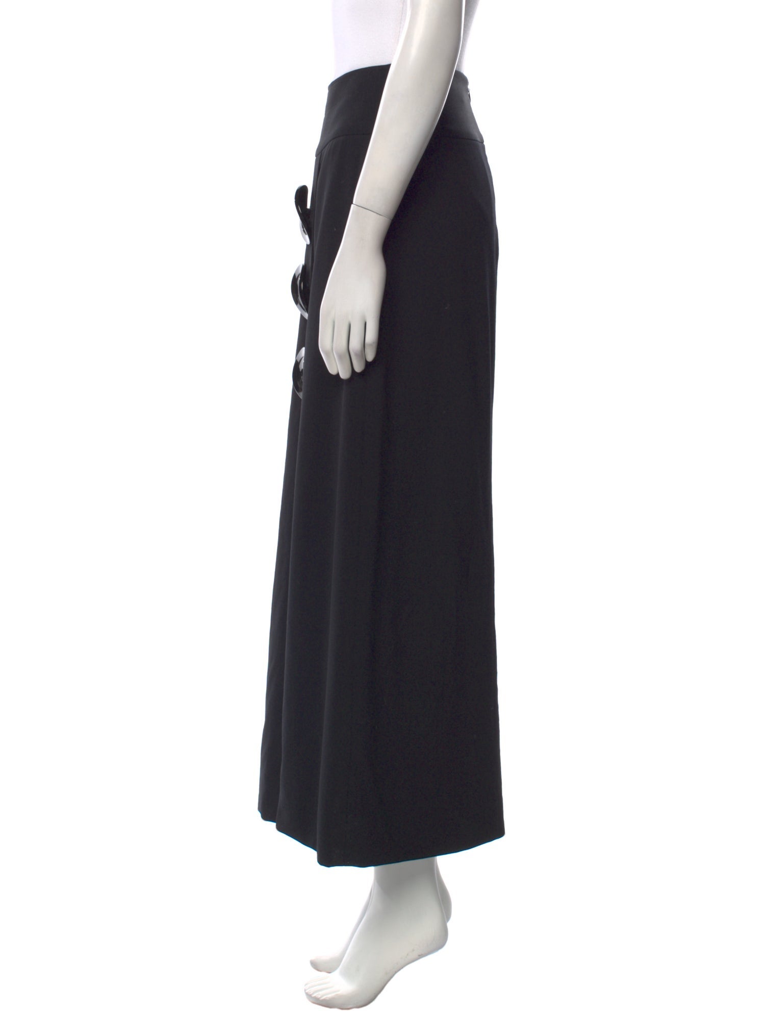 Dolce & Gabbana Virgin Wool Midi Length Skirt