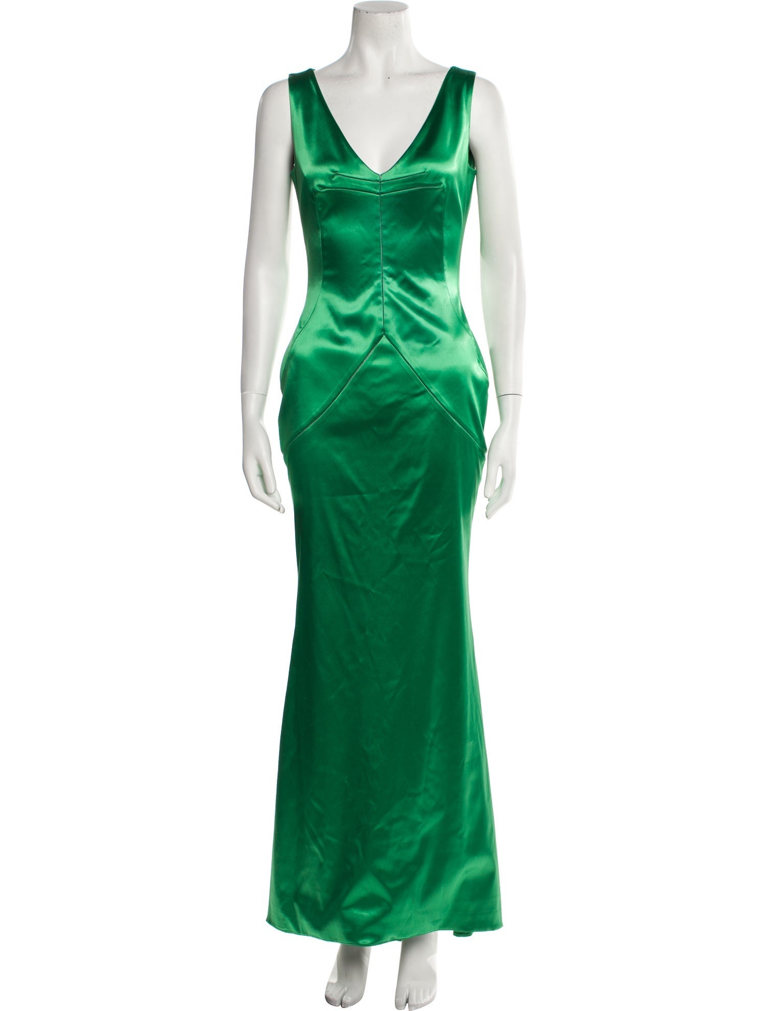 Dolce & Gabbana V-Neck Long Dress