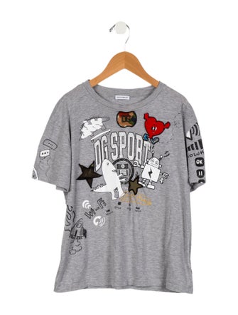 Dolce & Gabbana Boys' Graphic Printed Short Sleeve T-Shirt
