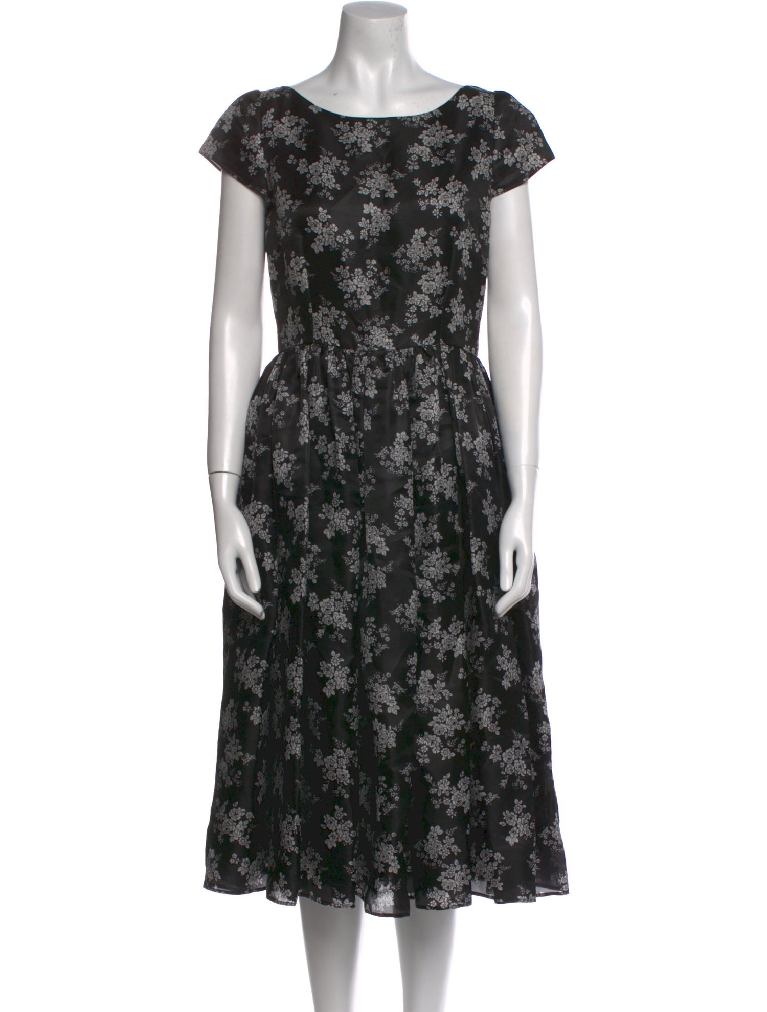 Dolce & Gabbana Silk Midi Length Dress