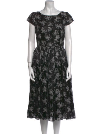 Dolce & Gabbana Silk Midi Length Dress