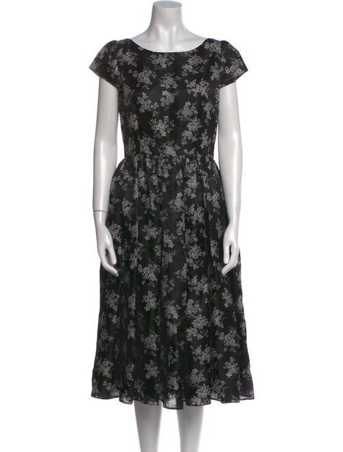 Dolce & Gabbana Silk Midi Length Dress