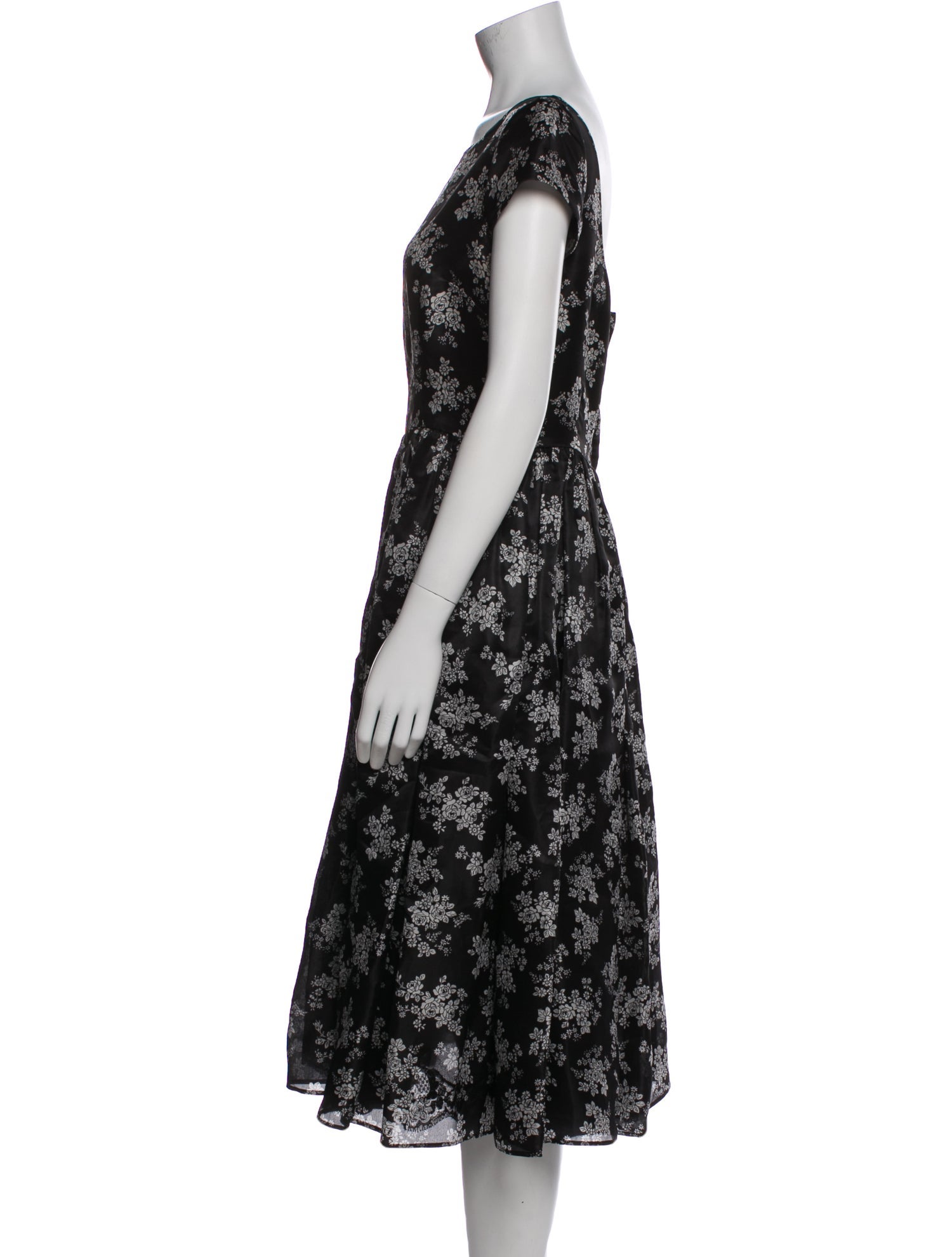 Dolce & Gabbana Silk Midi Length Dress