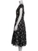 Dolce & Gabbana Silk Midi Length Dress
