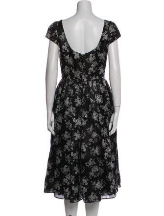Dolce & Gabbana Silk Midi Length Dress