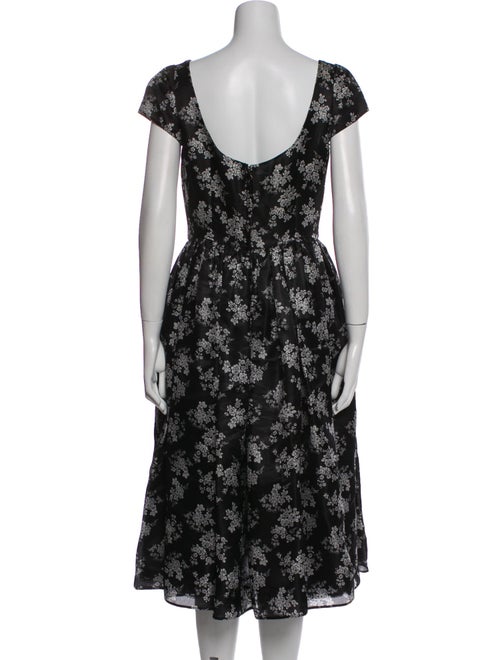 Dolce & Gabbana Silk Midi Length Dress